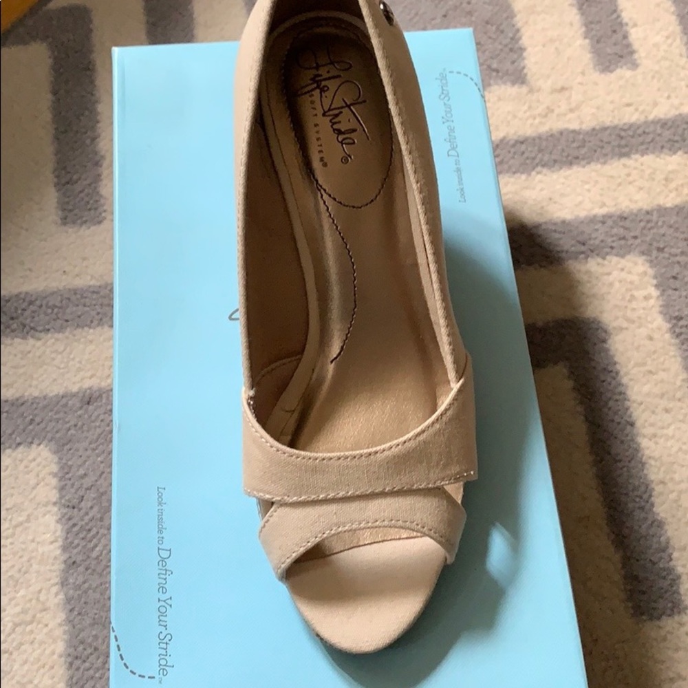Life stride cork espadrilles